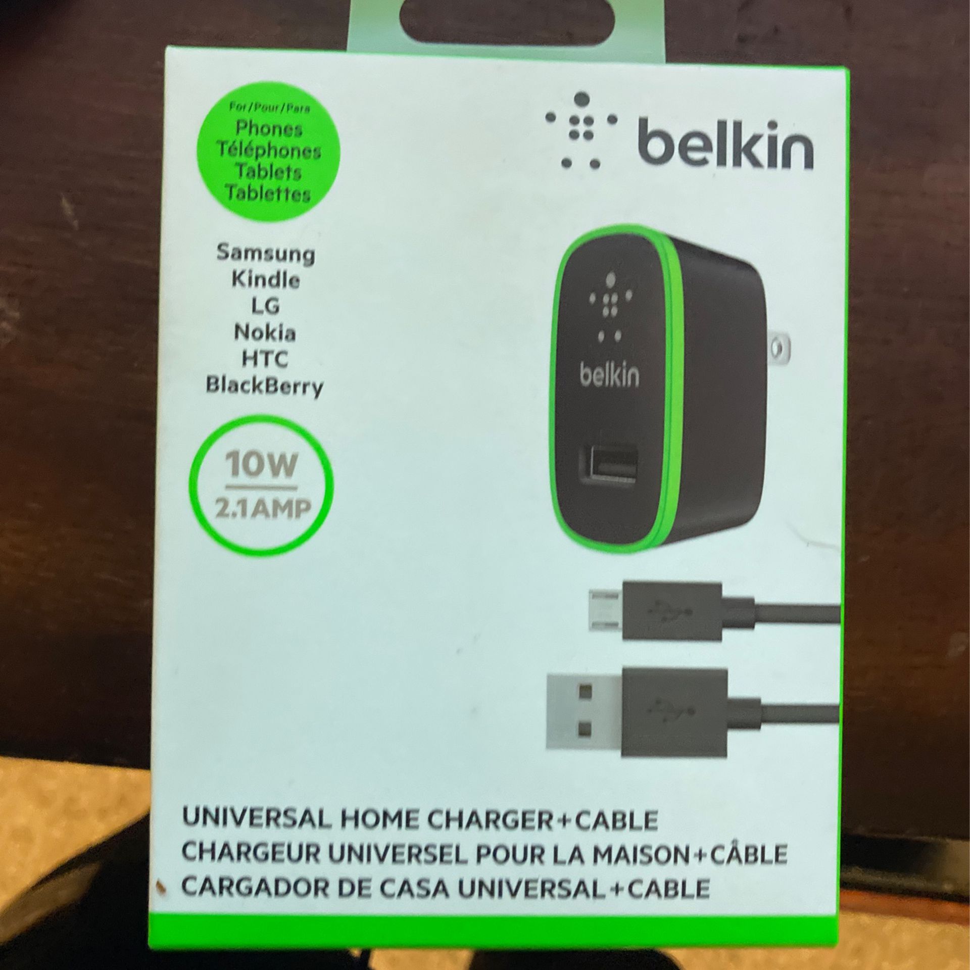 3Ft Smartphone Charger From Belkin. Never Used Brand New In The Box