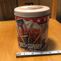 The Boy of Summer Tin Coin Bank