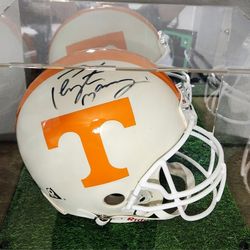 Peyton Manning Autographed Tennessee Game Helmet PSA CoA
