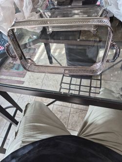 Vintage Silver-Plated Casserole Dish Holder