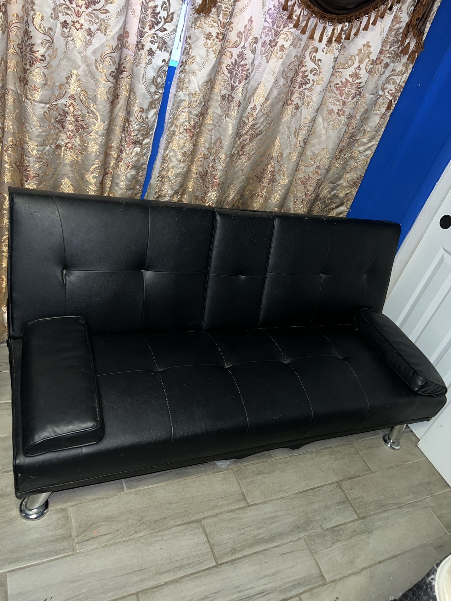 Black Futon Couch/bed Great Condition $120 Obo