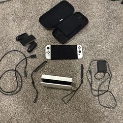 Nintendo Switch Oled (With Attachments)