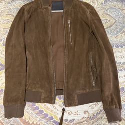 ALLSAINTS Suede Bomber jacket
