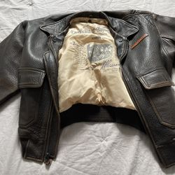 Vintage Avirex Aviator Jacket Large