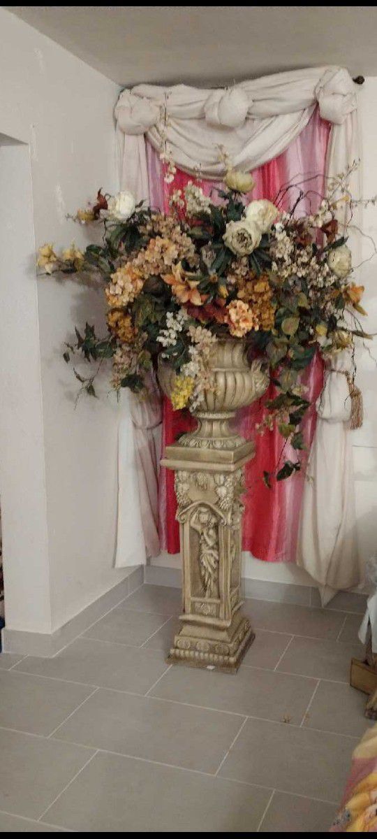 Large Flower And Vase