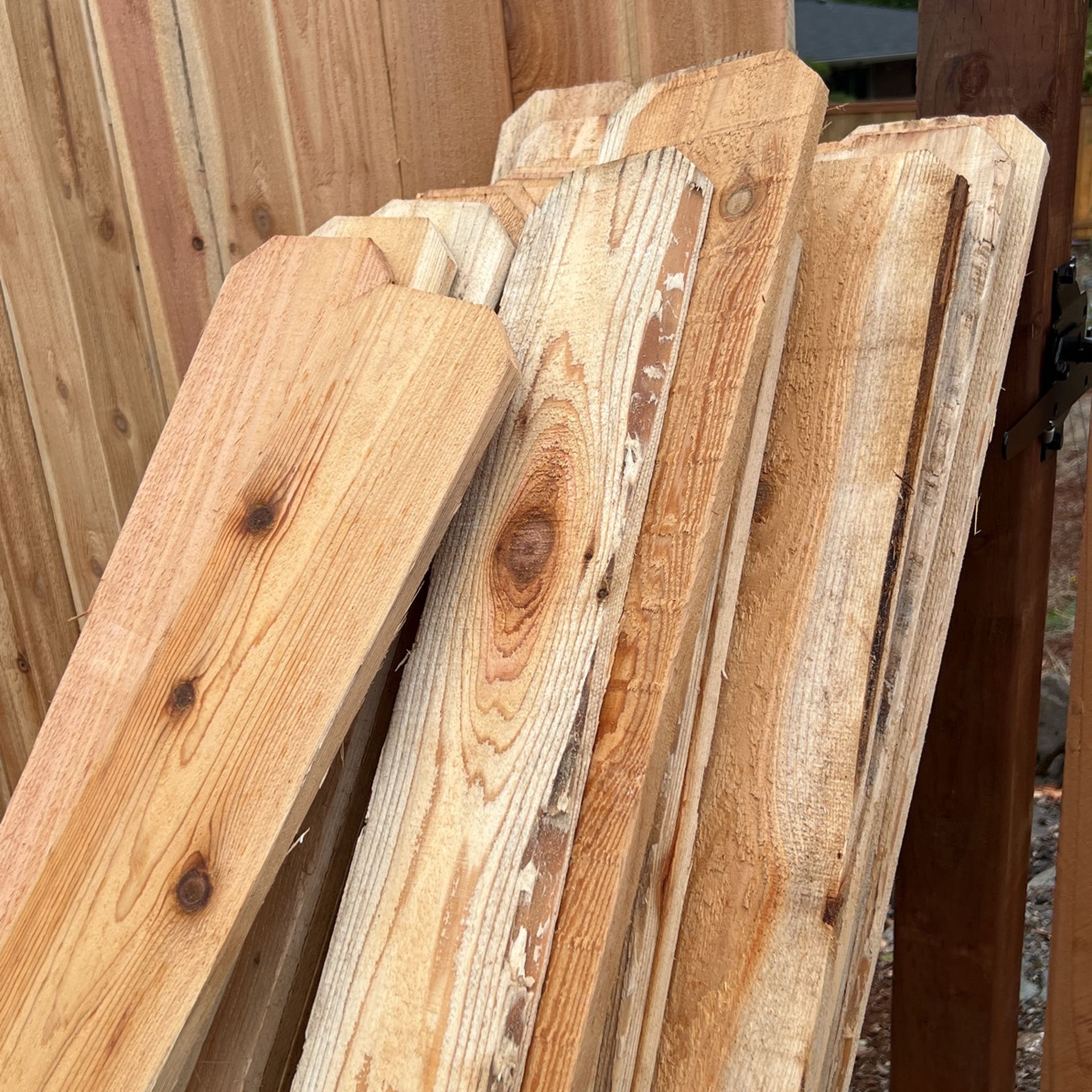 Crappy 5” 6 Ft Cedar Boards 