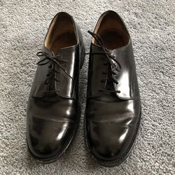 Men’s black dress leather shoes(BILTRITE)- Size 8