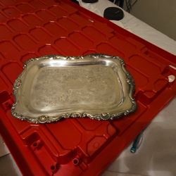 SHERIDAN SILVER PLATED TRAY 