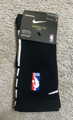 Nike Elite Drifit Crew Socks NBA Men’s Large 8-12