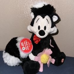 Hallmark Pepe Le Pew I Pick You Talking Plush 10" W/Tags WORKS