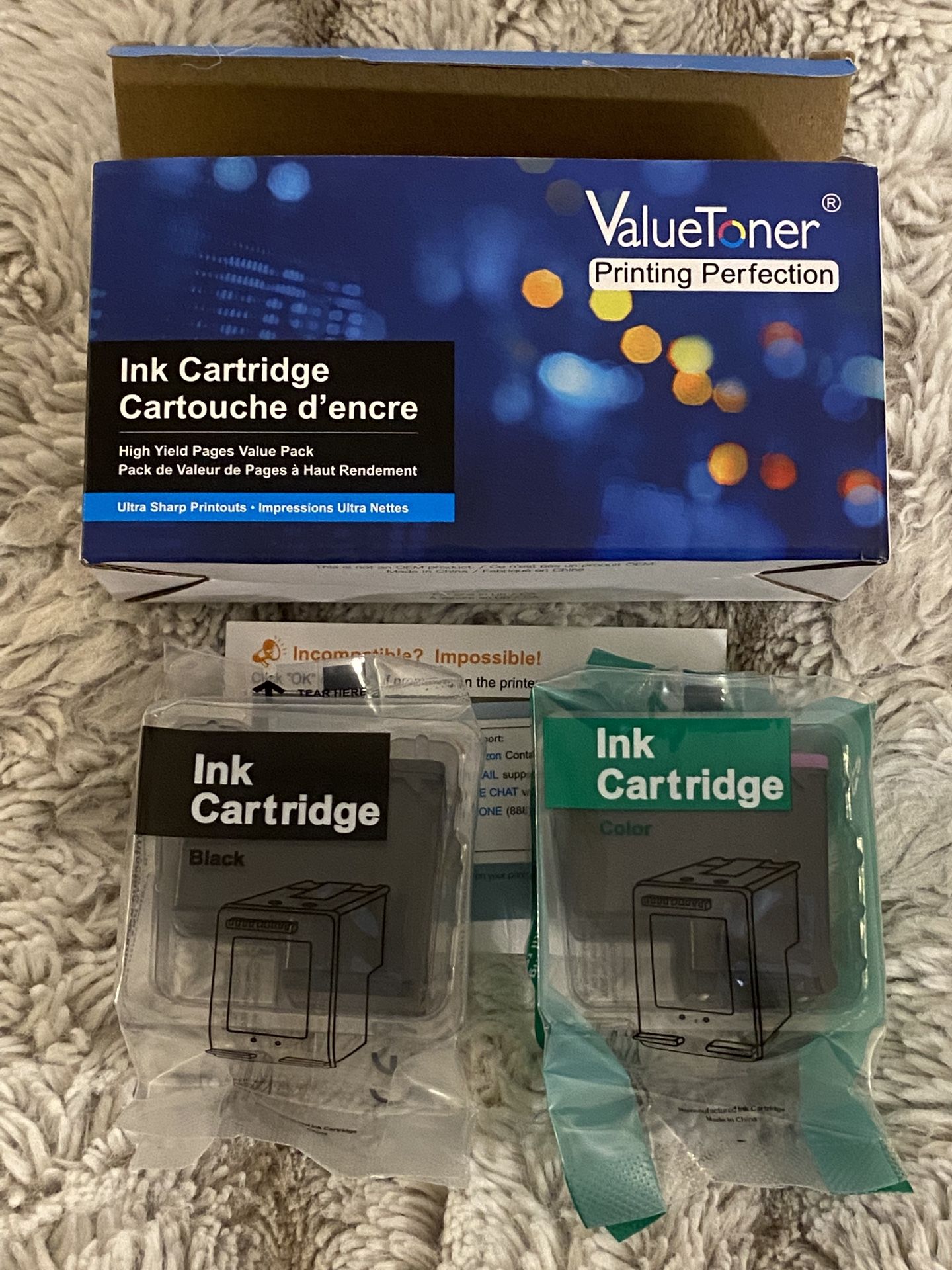 64XL Ink Cartridge Combo, 64XL BLK & Color -01/28/2027