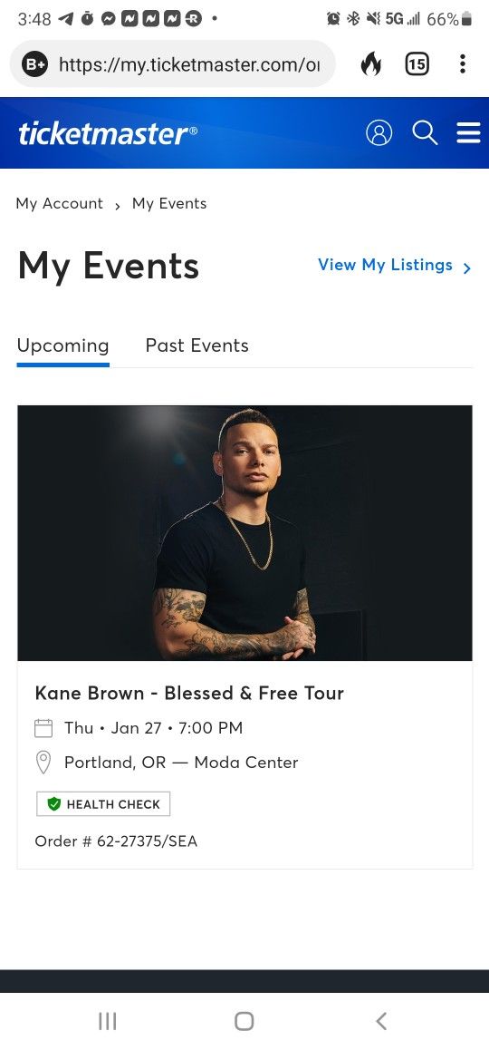 Kane BROWN Concert Tix!!