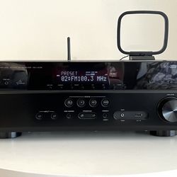 Yamaha RX-V479 AV Receiver Black Bluetooth 4K HDMI .