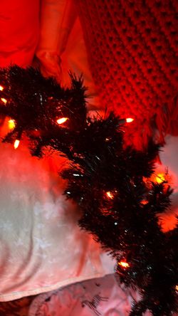 New! Halloween Black Garland