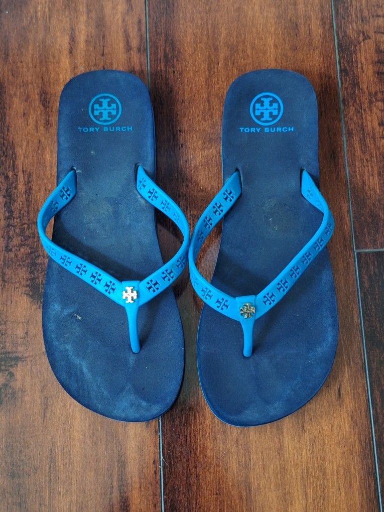 Tory Burch Vibrant Blue Sandals Size 7