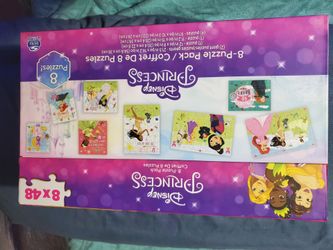 Disney Princess 8-Puzzle Pack by Spin Master