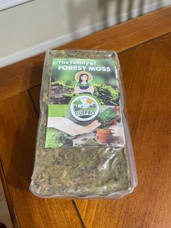 Premium Forest Moss (10 oz) – Natural Orchid & Plant Moss – New