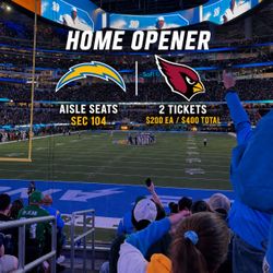 Chargers Home Opener vs Cardinals