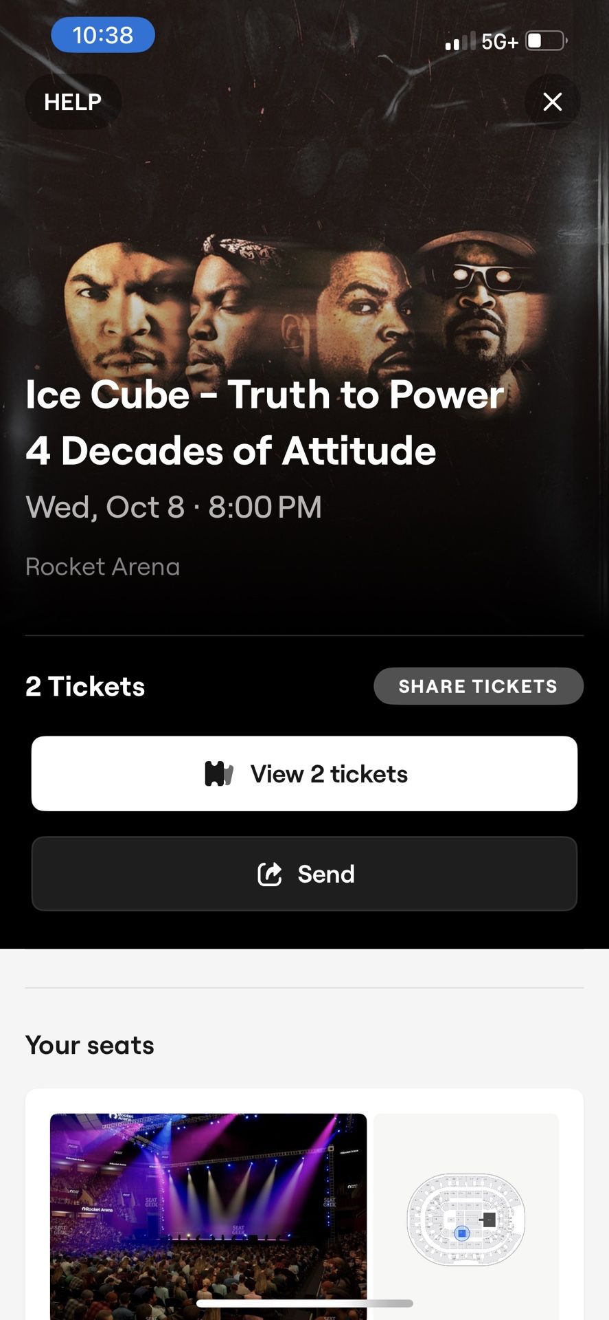 2 Tix To Ice Cube Cuncert