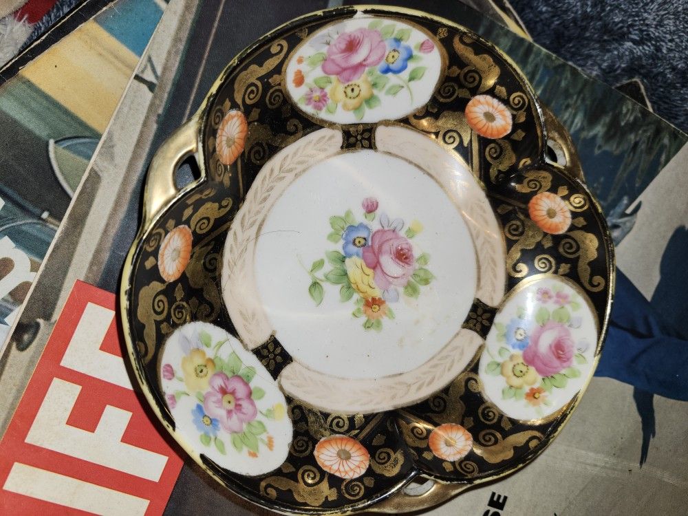 Nippon Hand Painted Art Deco Porcelain Bowl