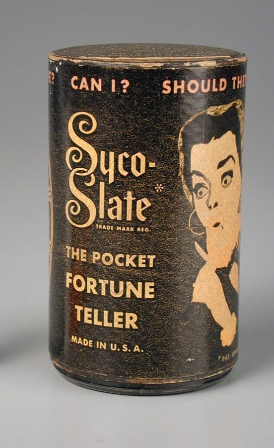1944 Original 8 ball, Syco slate pocket fortune teller