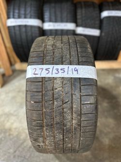 Michelin Pilot Sport A/S 3 Tire 275/35/19 – 7/32 Tread – Good Condition