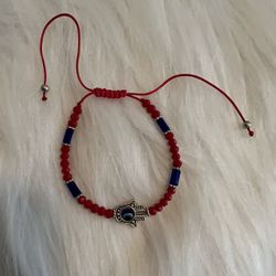 Adjustable Red Bracelet 