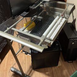 Glass Desk