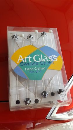 New Glass drink stirrers
