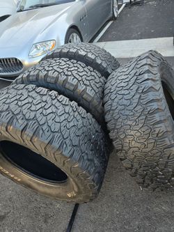 4 Used Tires Lt35x12.50r18 Bfgoodrich K02, LR E, 10PLY, DOT 2023 $299.00
