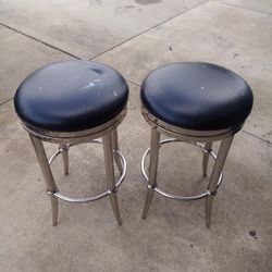 2 Wide Top Stools Both For Only $30