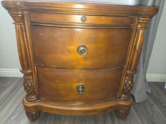 Side oak wood drawer