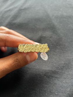 Two finger nugget ring