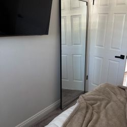 Large Heavy Leaning Or Hanging Mirror