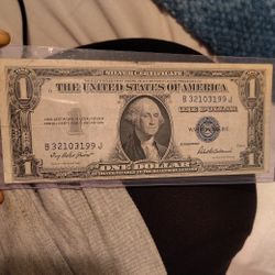 💵 1935F $1 Silver Certificate – Strong Misaligned Print Error