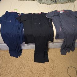 KOI  Lite SCRUBS  in Black, Gray, And Navy Blue
