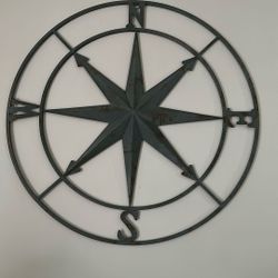 Large Compass Wall Decor