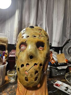 Jason Damage Halloween Mask