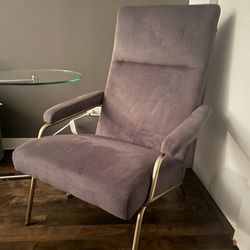 Highback Chair, Velvet