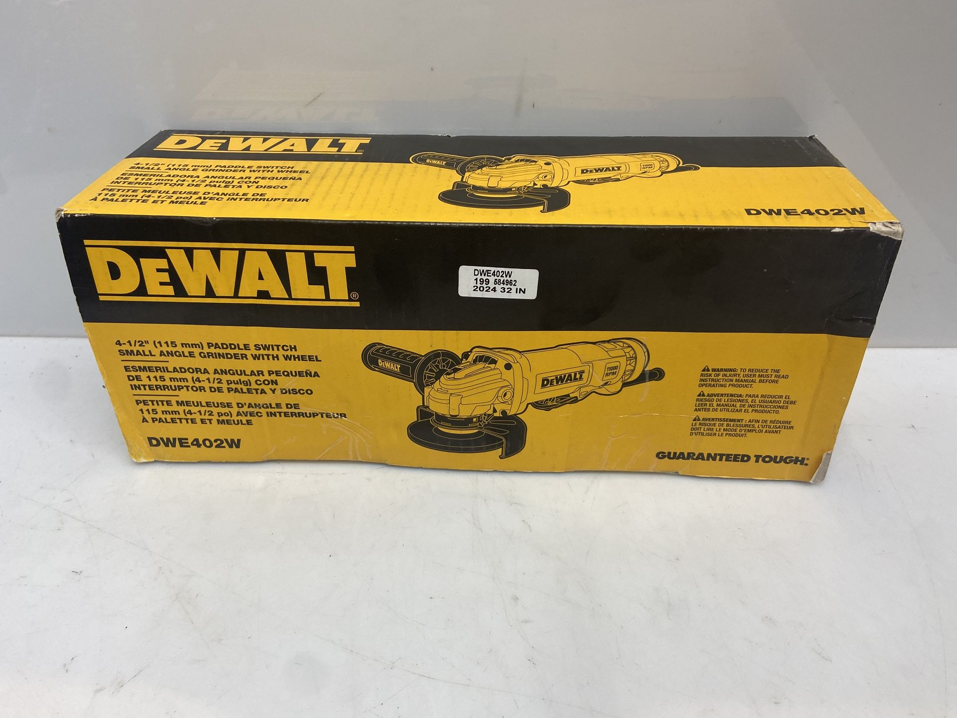 Dewalt Grinder Dwe402w
