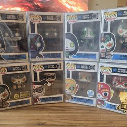 Dia De Los DC funko pop set