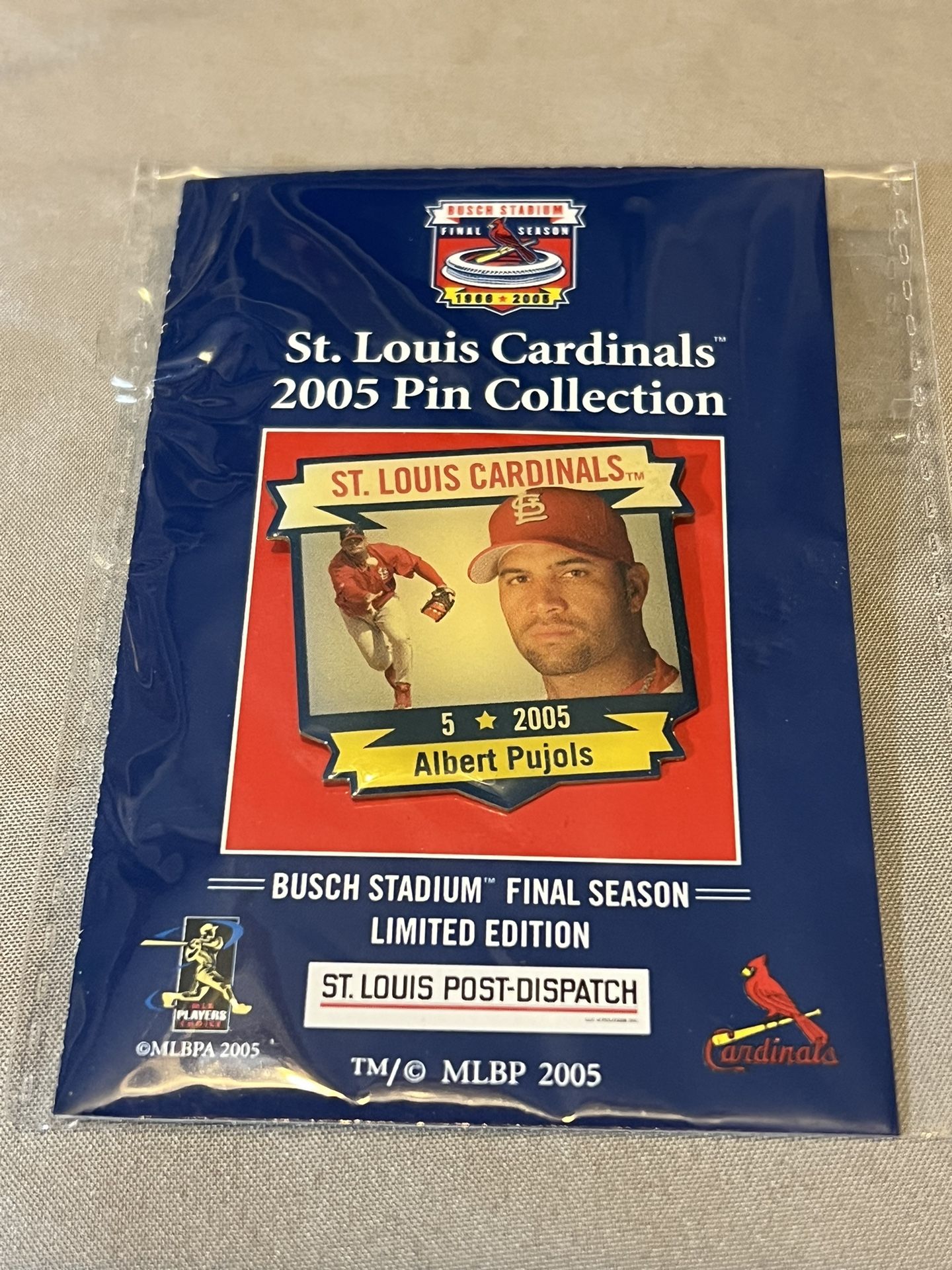 2005 Albert Pujols Hat Pin !