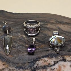 Sterling Silver 925 jewelry ring pendants