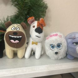 Secret Life Of Pets Tiny Plushies 5 Characters Set