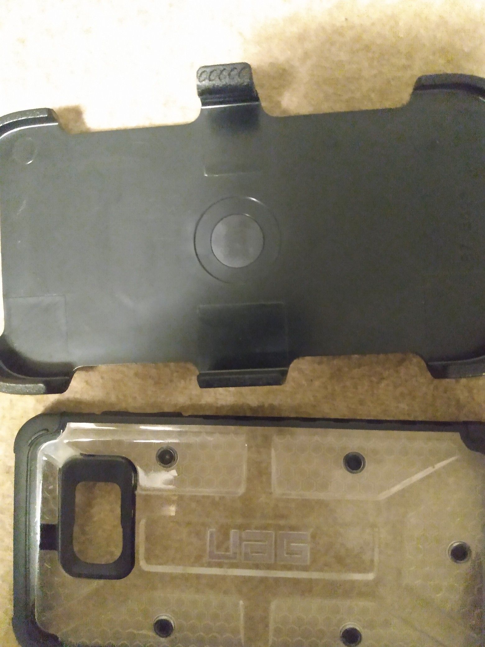 OtterBox case and clear uag case for samsung edge 7