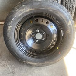Spare Rim And Tire 