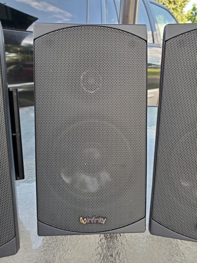 Set of 4 Infinity speakers UNIVERSAL SATELLITE 10100W 8 OHM for Sale