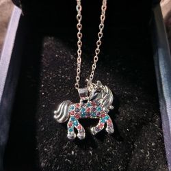 Multicolor Unicorn Necklace
