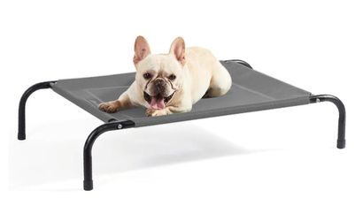Bedsure Outdoor Elevated Cooling Dog Bed Medium Size Dog, 41in Grey