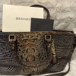Brahmin Mini Asher Bag - Chicory Melbourne (Like New!)